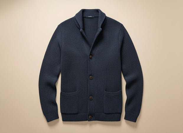 Eskel – Eleganter Langarm Strickcardigan Aus Wolle