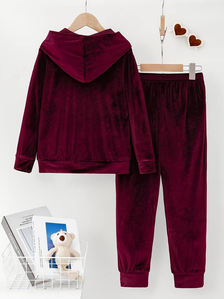 Tiferet - Elegantes Set Aus Kapuzen Pullover Und Hose