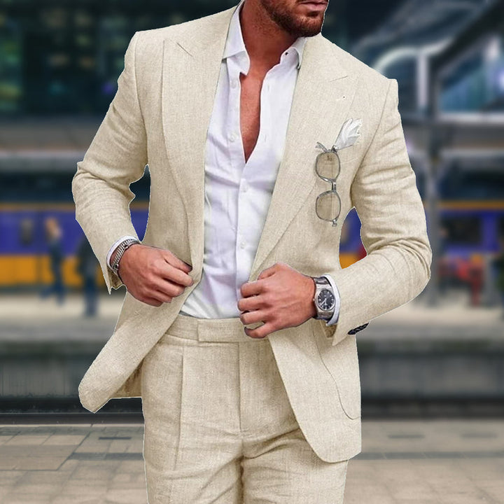 Hilmar - Eleganter Schmale Passform Anzug
