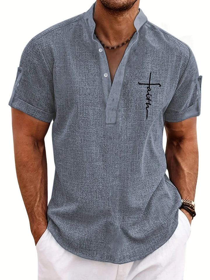Samuelson - Elegantes Kurzarmhemd Mit Kragen