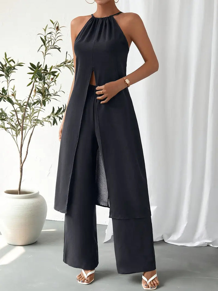 Eirini - Eleganter ärmelloser Zweiteiliger Satz