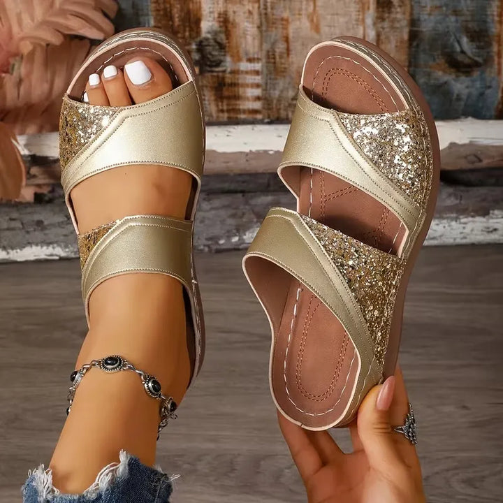 Tiphaine - Orthopädische Sandalen Mit Keilabsatz
