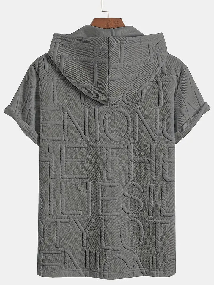 Henryk – Elegante Kurze Ärmel Kapuzen Mit Reißverschluss