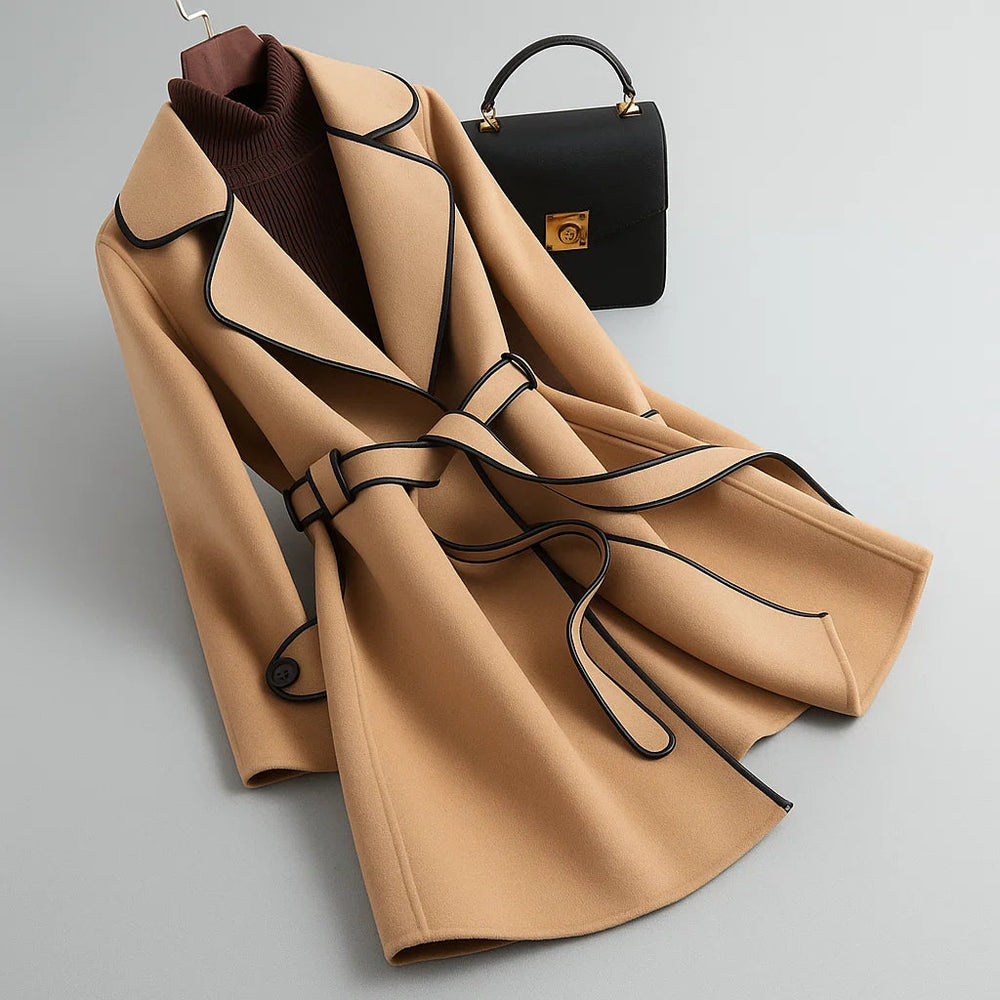 Aitana – Trenchcoat Mit Reverskragen Und Gürtel