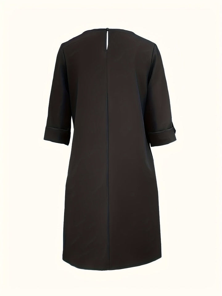 Kayana – Bequemes Kleid mit Rundhalsausschnitt