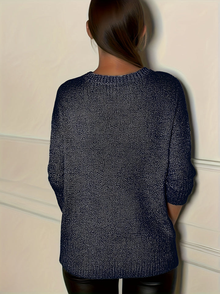 Healy – Strickpullover Mit V-Ausschnitt