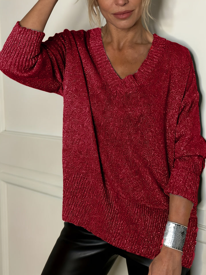 Healy – Strickpullover Mit V-Ausschnitt