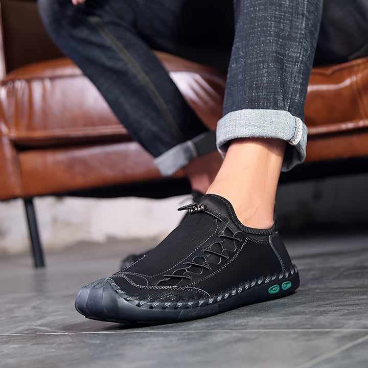 Razam – Lederturnschuh Mit Rutschfester Sohle