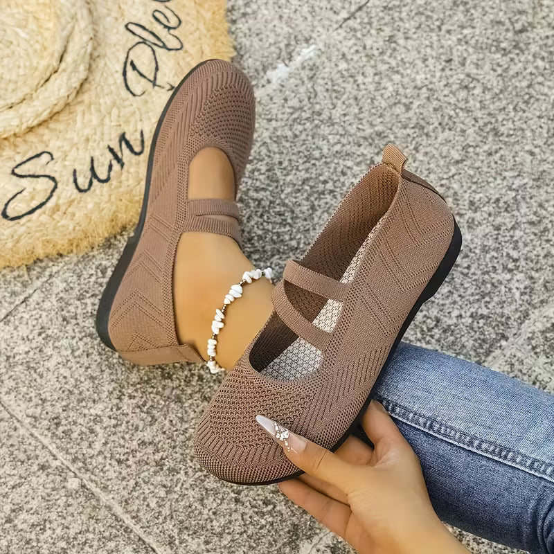 Kethryn – Mary Jane Slipper Aus Strick