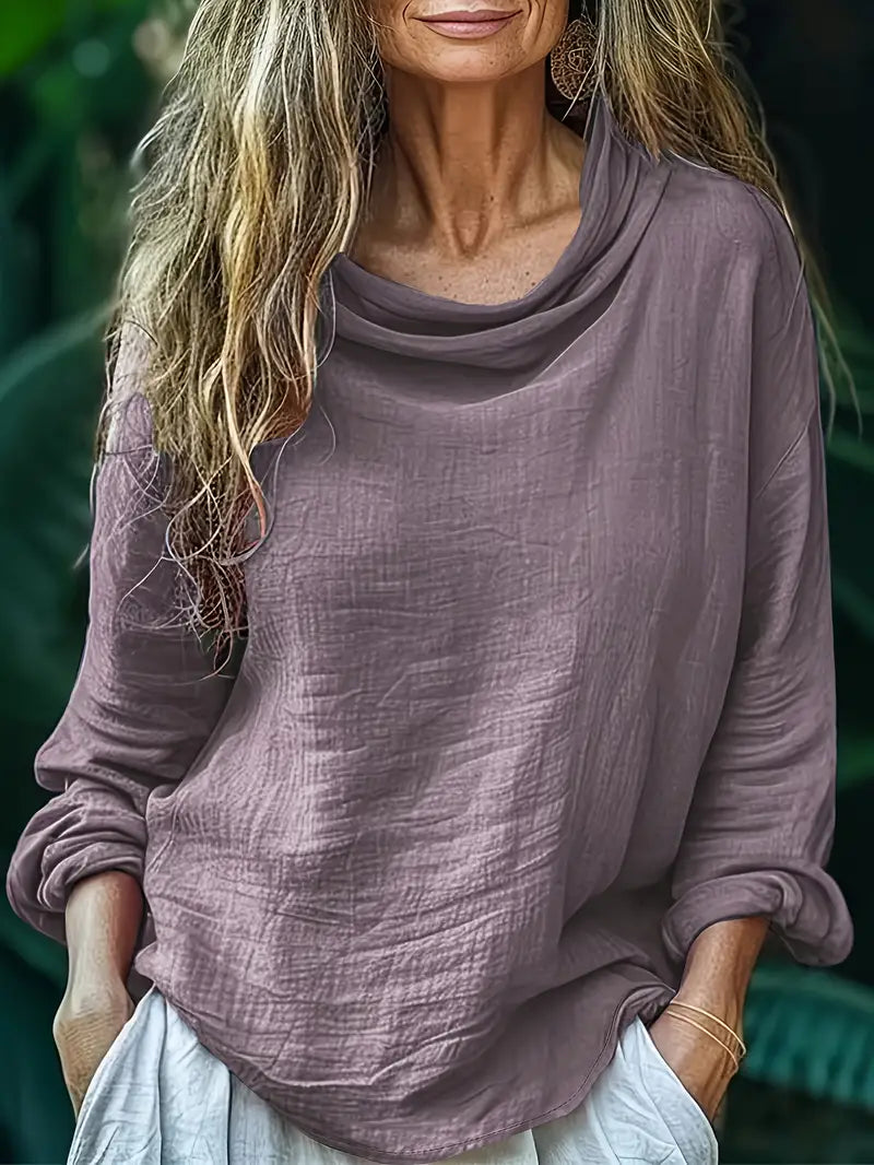 Hellen – Elegante Langarm Bluse