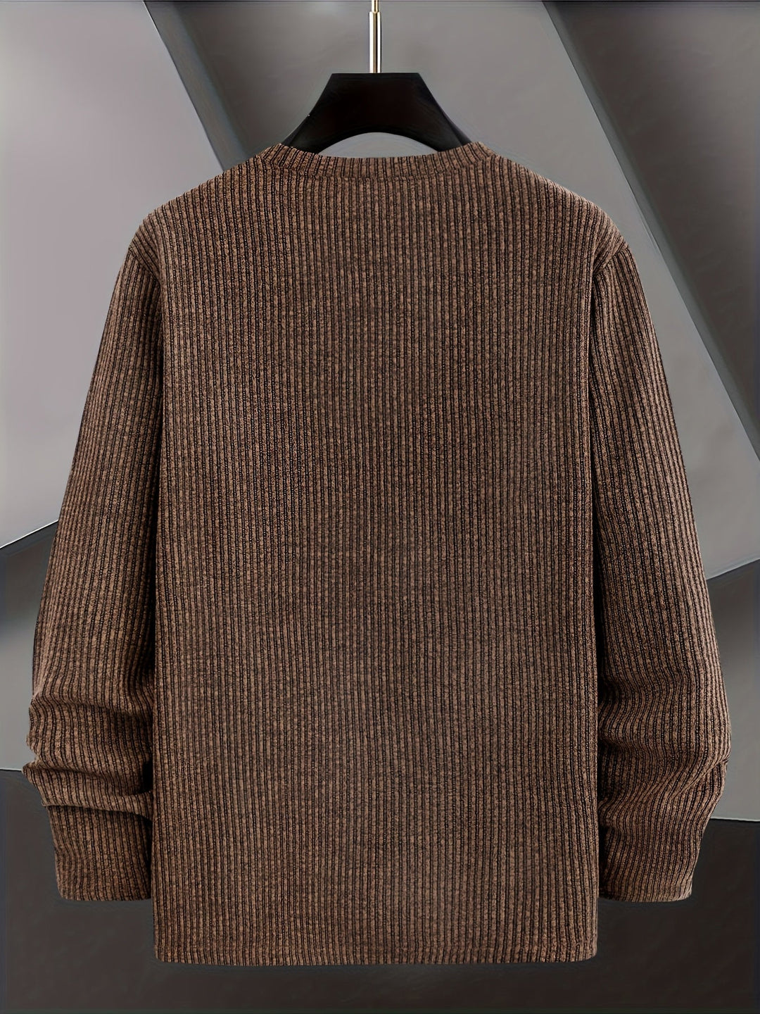 Dionisio – Gerippter Strickpullover mit Rundhalsausschnitt