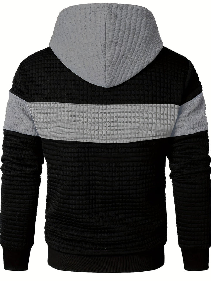 Fredric - Blockierung Stilvoller Kapuzenpullover Schweiß Hemd