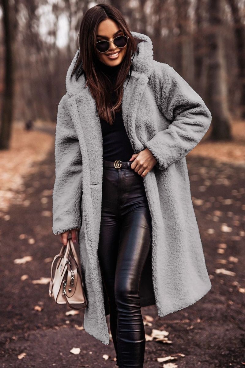 Nedda – Elegante Teddy Winterjacke