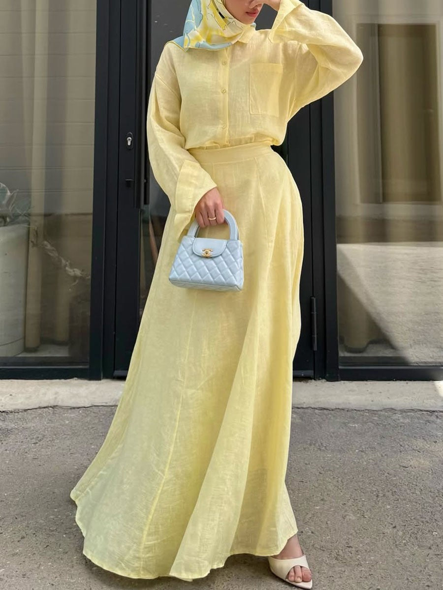 Mabel – Zweiteiliges Set Aus Leinen