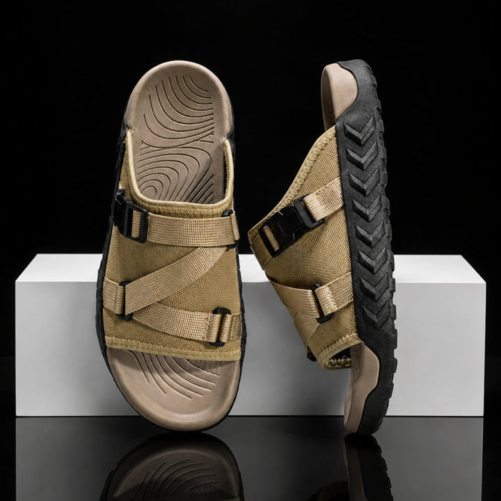 Hatton – Sandalen Mit Verstellbaren Gekreuzten Riemen Und Schnallenverschluss