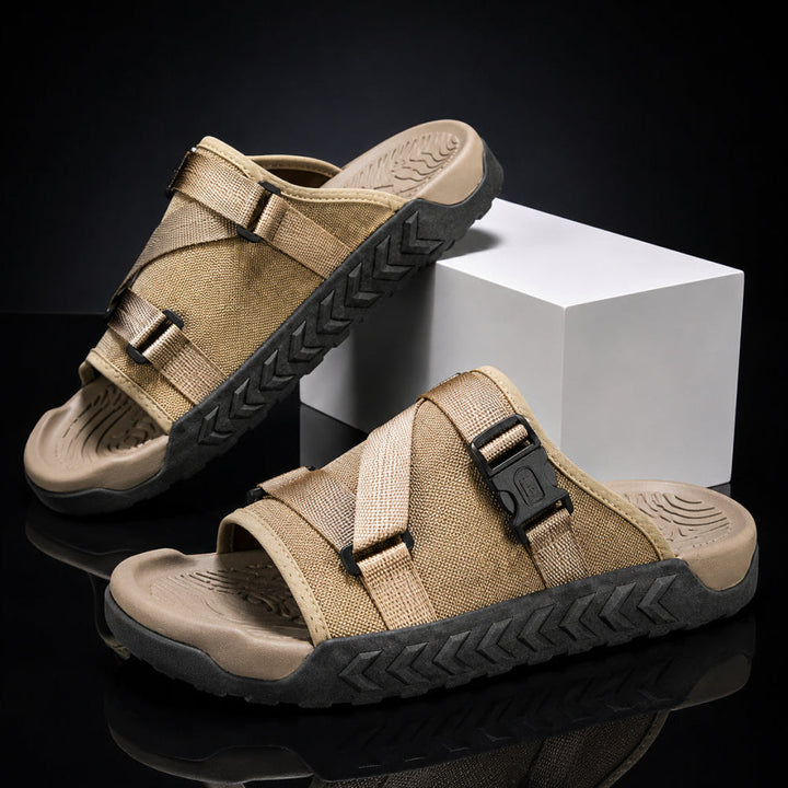Hatton – Sandalen Mit Verstellbaren Gekreuzten Riemen Und Schnallenverschluss