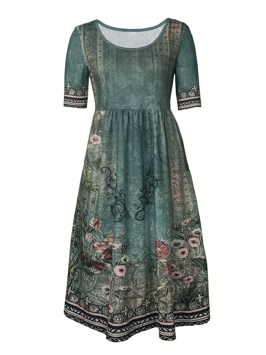 Jeeni – Kurzärmeliges Kleid Mit Blumenmuster