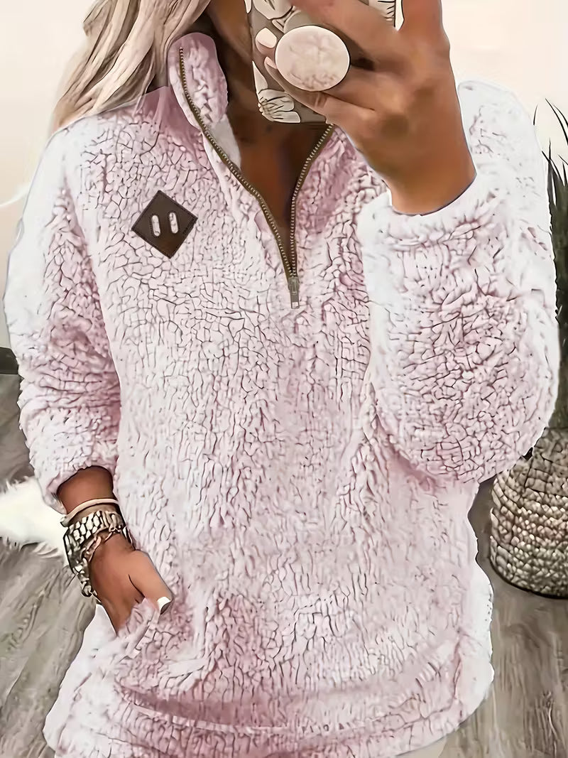 Humera - Elegante Langarmjacke Mit Reißverschluss