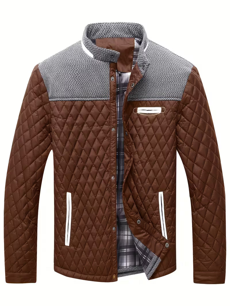 Stetson – Pufferjacke Mit Rauten-Patchwork