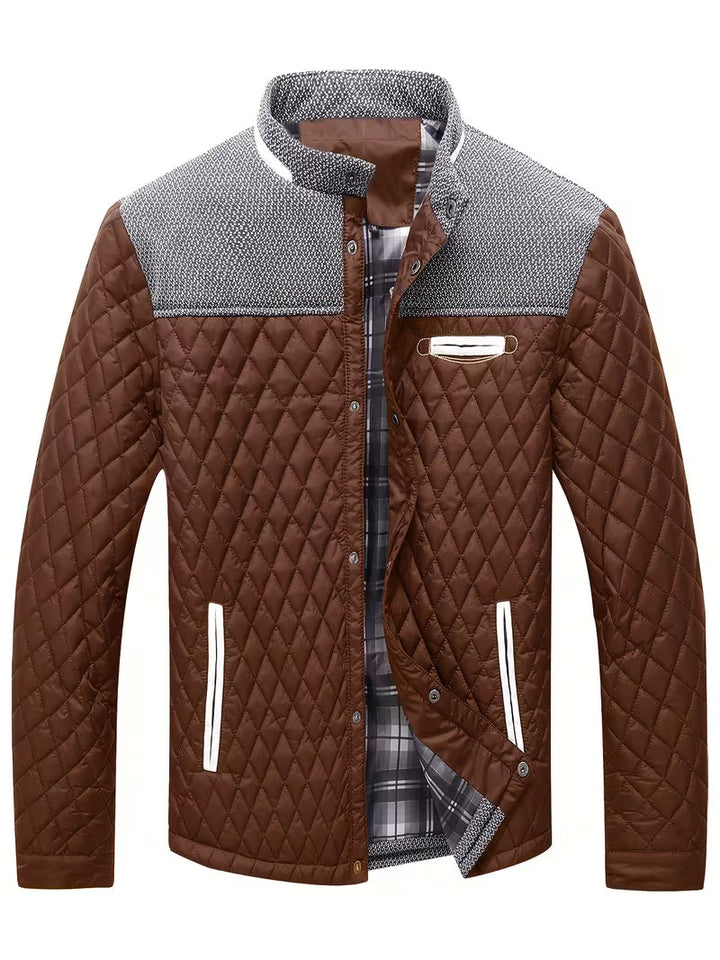 Stetson – Pufferjacke Mit Rauten-Patchwork