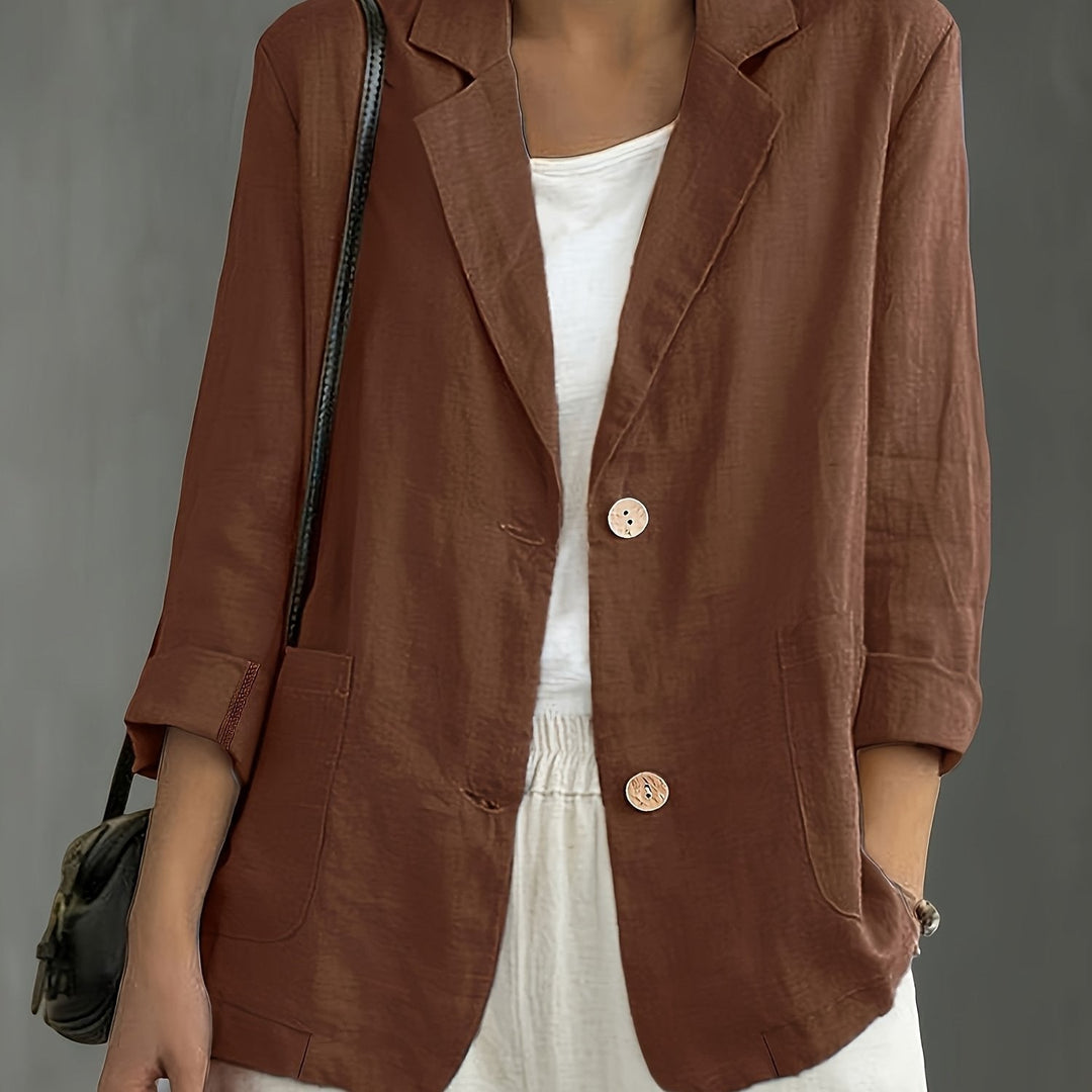Jayde - Eleganter Baumwollblazer