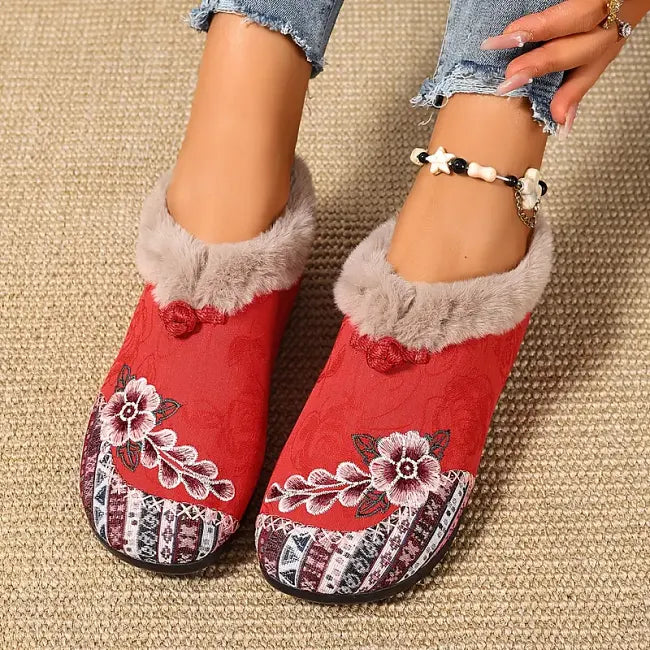 Dannelia – Bequeme Schuhe Aus Kunstfell