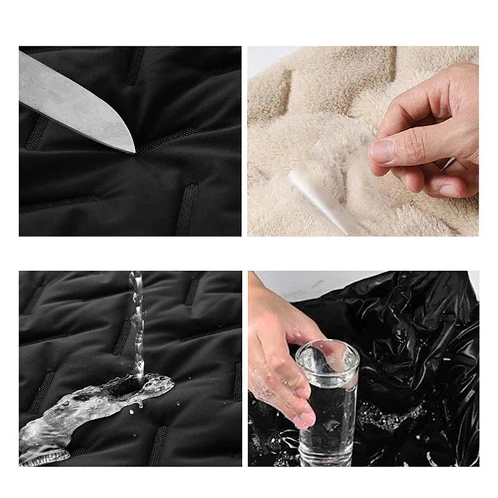 Stevie – Gesteppte, ärmellose Woll Weste