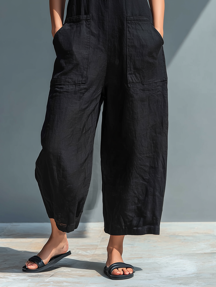 Darja – Eleganter ärmelloser Overall