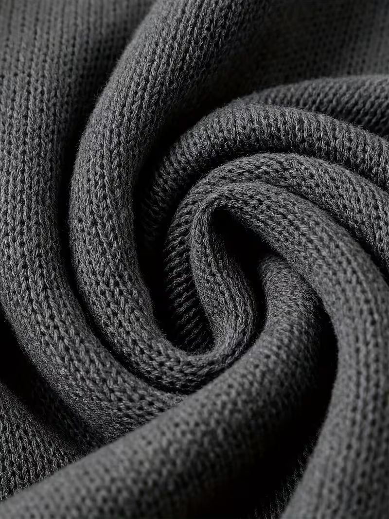 Malkina – Bequemes Langarm-Strickkleid