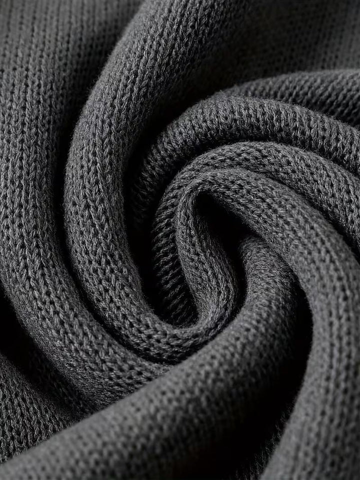 Malkina – Bequemes Langarm-Strickkleid