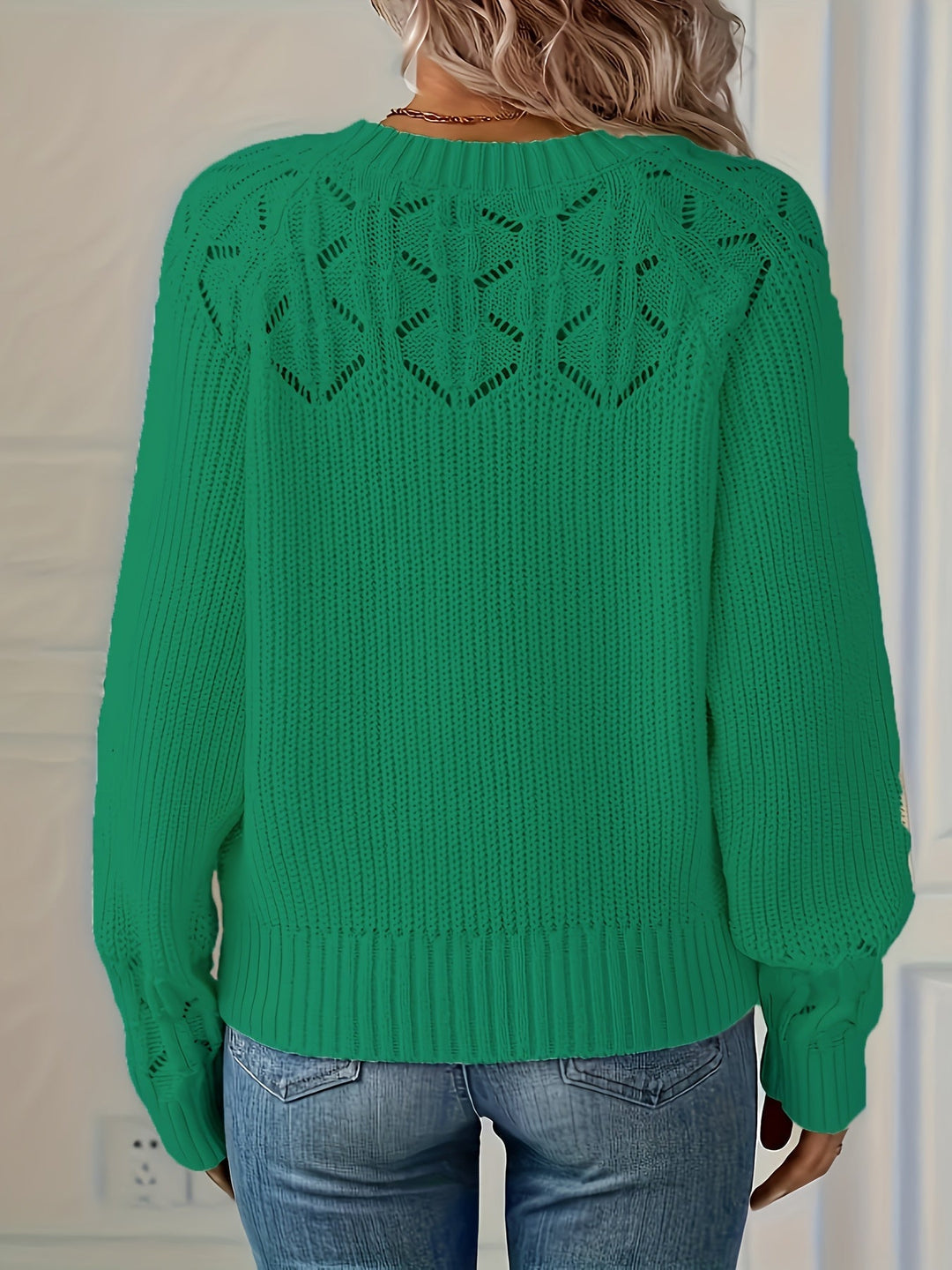 Nasia – Eleganter Langarmpullover