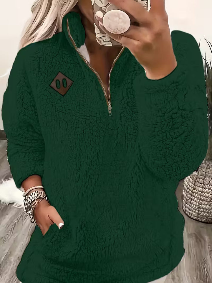 Humera - Elegante Langarmjacke Mit Reißverschluss