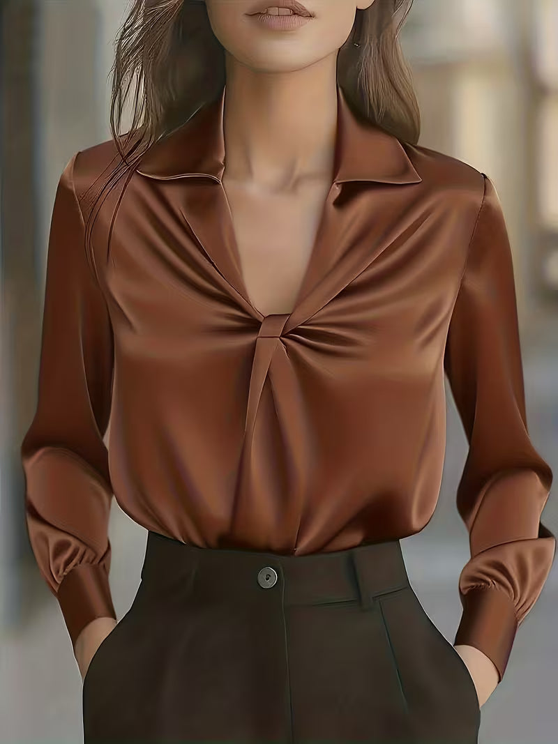 Leylah – Elegante Langarmbluse