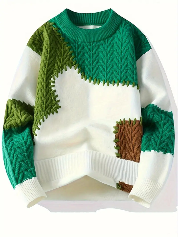 Wagner – Lässiger Strickpullover Mit Rundhalsausschnitt