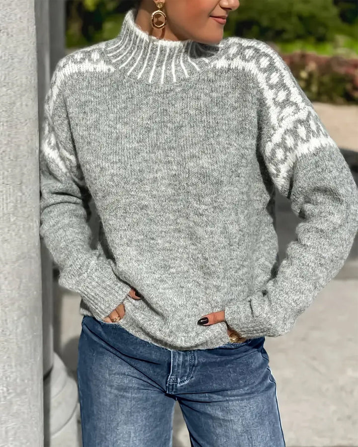 Tressia – Rollkragen Pullover Aus Strick