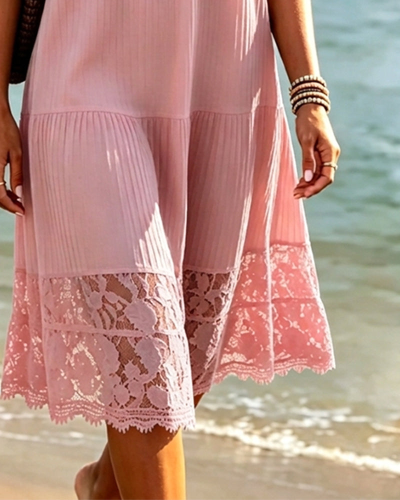 Kosana - Patchwork Kleid MIT Ausschnitten