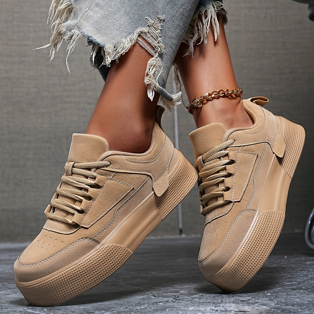 Namira – Schnür Sneaker Mit Runder Zehenpartie