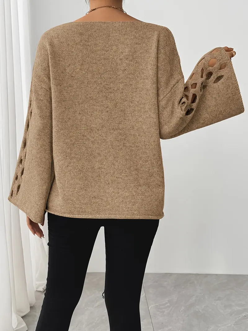 Lanola – Lässiger Pullover Mit Glockenärmeln