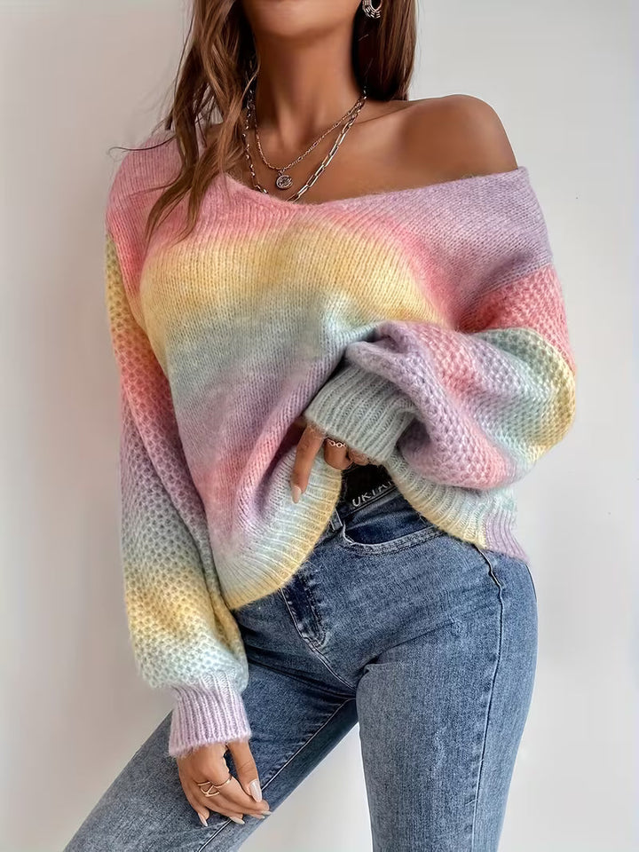 Errin – Strick Pullover Mit Farbverlauf