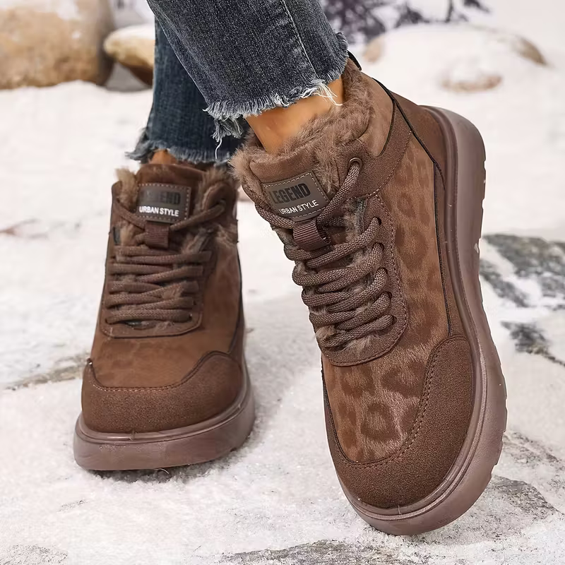 Elizia – Schnürschuhe Mit Dicker Sohle