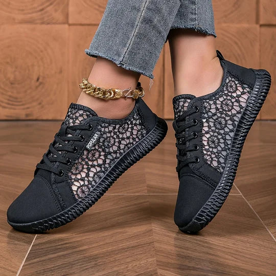 Orly - Atmungsaktiver Mesh Schnürloafer