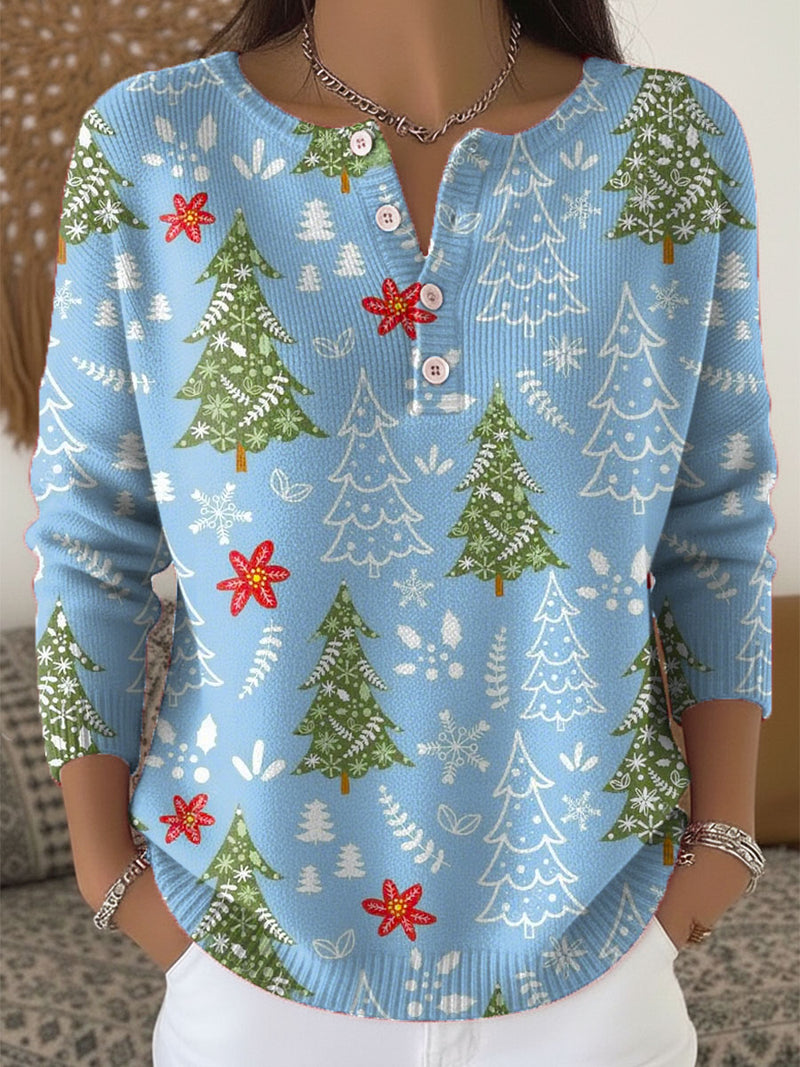 Nocchi – Weihnachts Pullover Mit Knöpfen