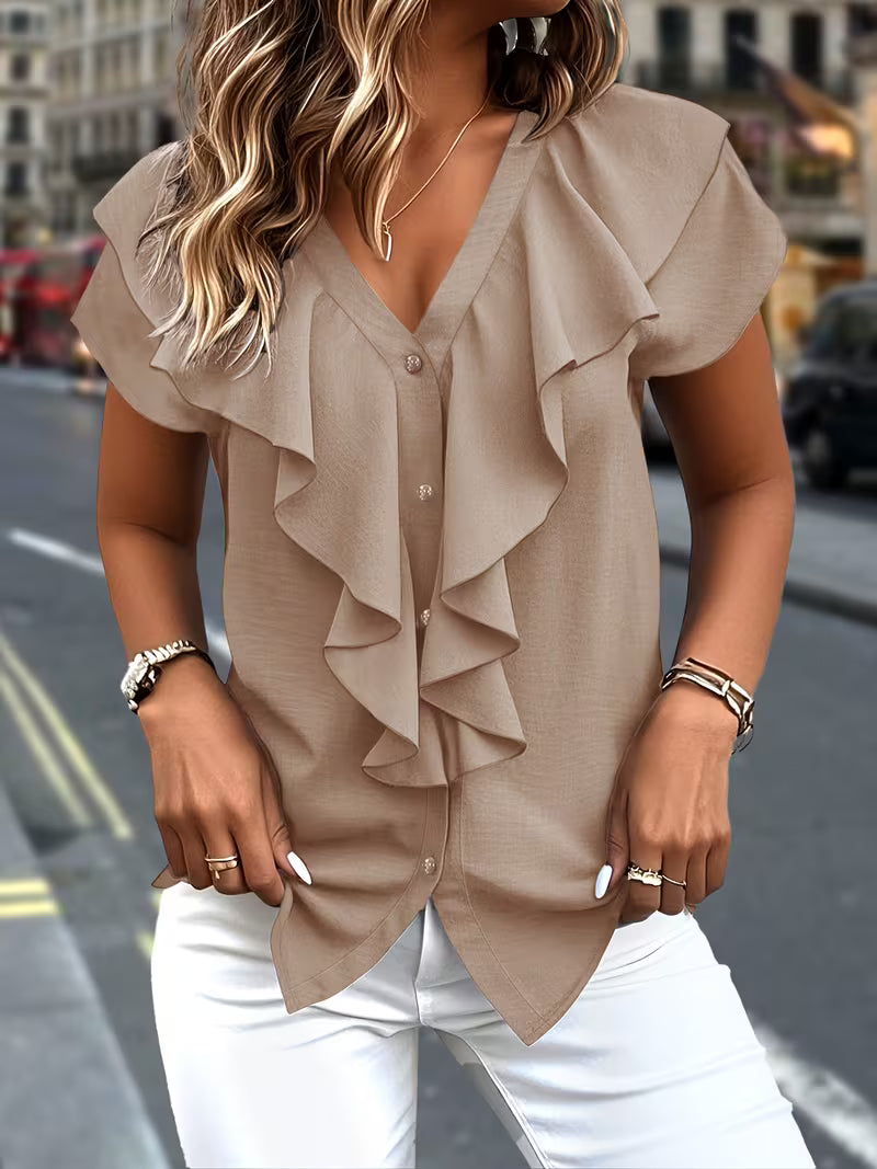 Salma – Bluse im Eleganten Stil