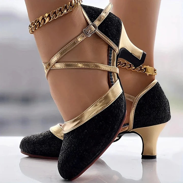 Taleia - Elegante Sandale Mit Klobigem Absatz