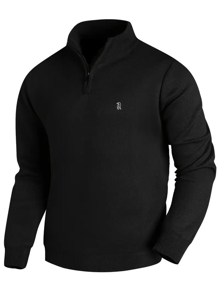 Aryan – Lässiger Strickpullover Mit Reißverschluss