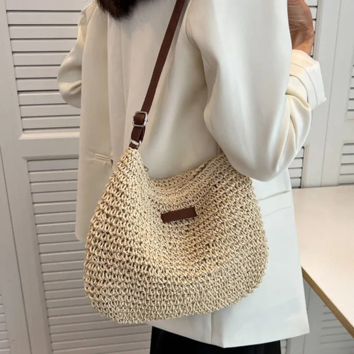 Tatienne – Stroh Umhänge Tasche