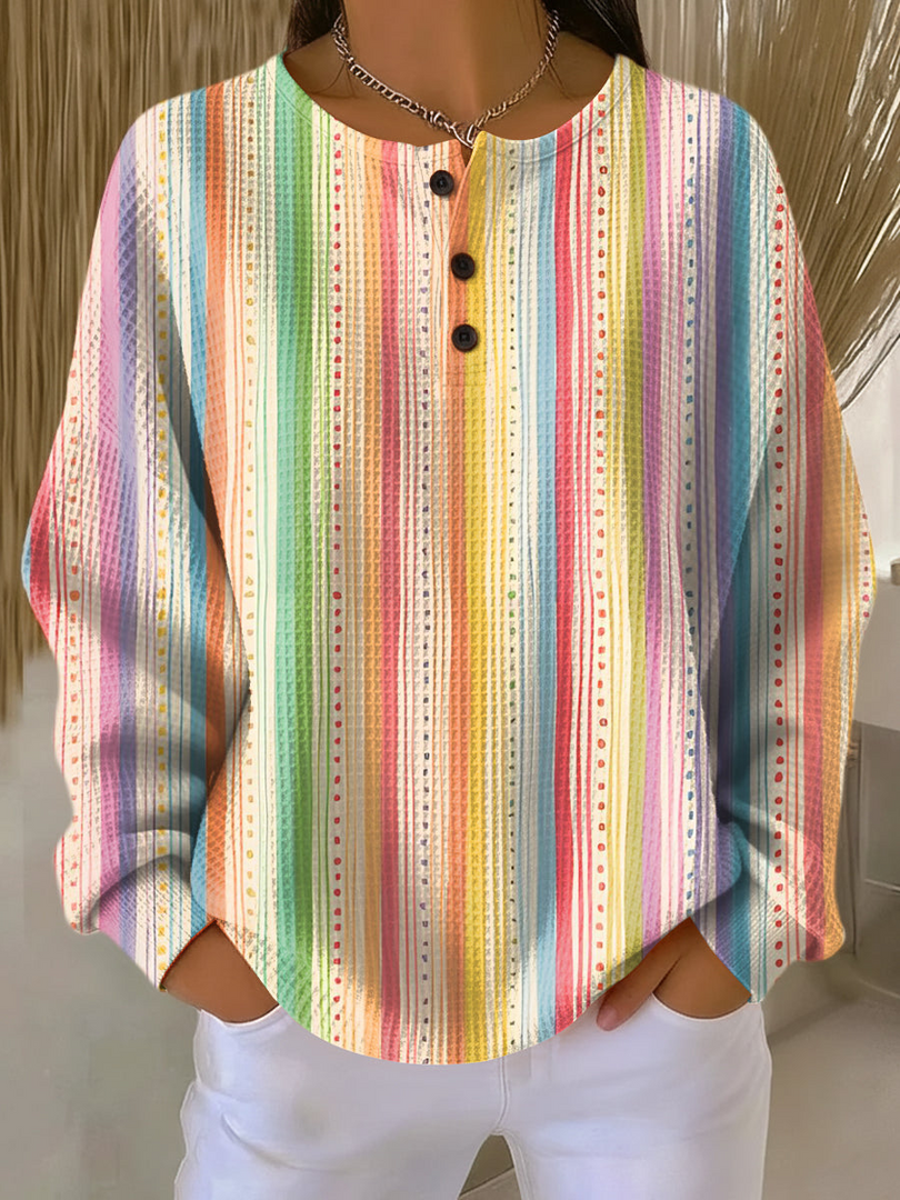 Willemijn – Pullover im Waffelmuster