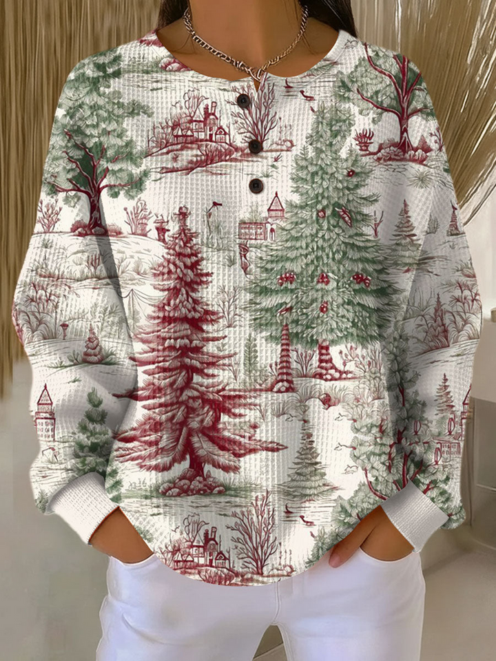 Willemijn – Pullover im Waffelmuster