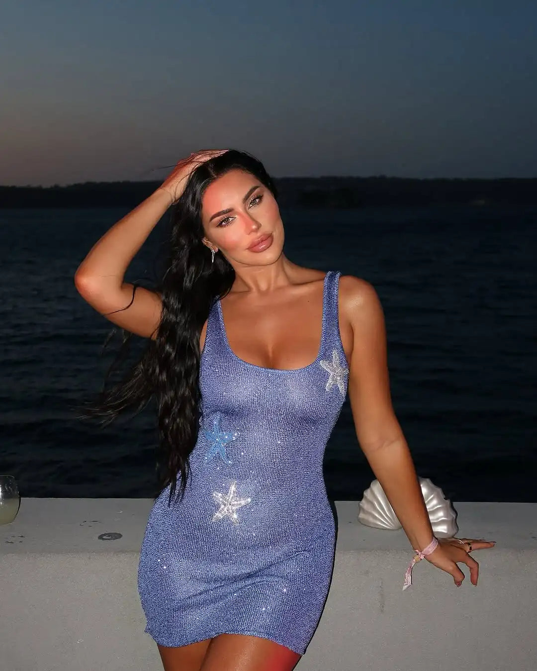 Imani – Elegantes Mini Kleid Mit Sternen