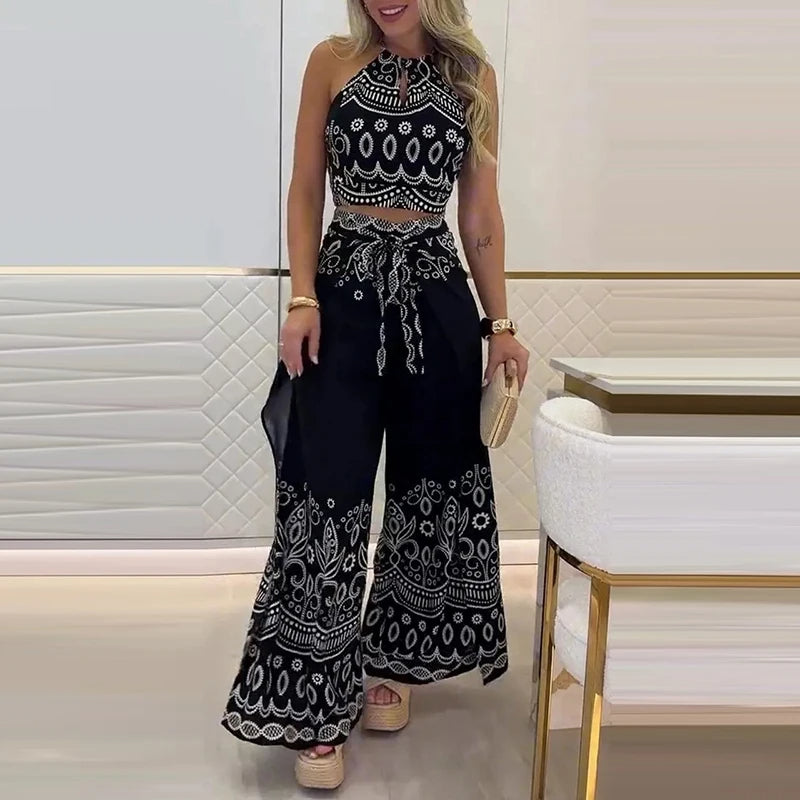 Gulshat – Stilvolles Hosen-Set Mit Muster